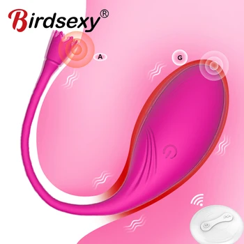 Telecomanda Wireless Vibratoare Ou de sex Feminin Portabil Puternic G-Spot Vibrator Dragoste Ou Sari Jucarii Sexuale Bunuri pentru Adulti 18 Femei