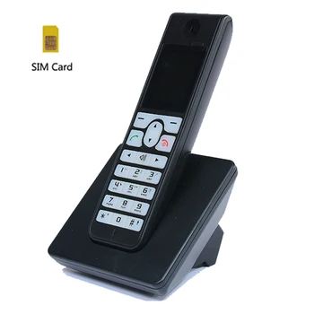 Telefon fără fir GSM 850/900/1800/1900GHz SIM Card Wireless, Telefon Cu SMS-uri lumina de Fundal Ecran Colorat de Telefonie Fixă Pentru Acasă