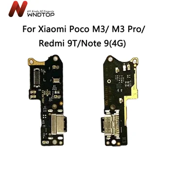 Testat Pentru Xiaomi Poco M3 Portul de Încărcare PCB Bord Nota 9 de Încărcare USB Cu Microfon Cablu Flex Pentru Xiaomi Mi 9T