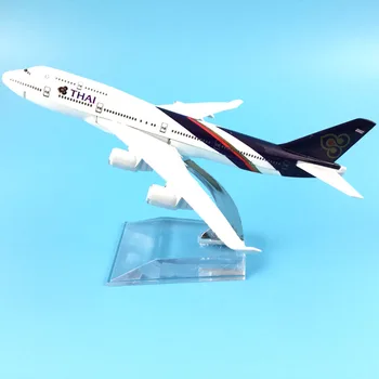 Thai Airways model de Avion Boeing 747 avion 16CM Metal aliaj turnat sub presiune 1:400 avion model de Colectie cadouri transport Gratuit