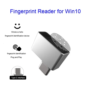 Tip C Scaner Biometric Laptop PC Aliaj de Zinc Scaner Biometric Lacăt USB Cititor de Amprente Modulul de Dispozitiv pentru Windows 7/10/11