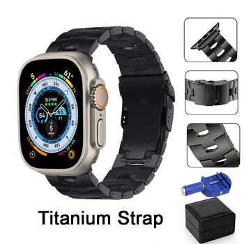 Titan Watchband pentru Apple Watch Ultral Serie 8 7 6 5 4 3 2 40MM 44MM 38MM 42MM 45mm 49mm Curea Pentru iwatch 7 Accesorii Ceas