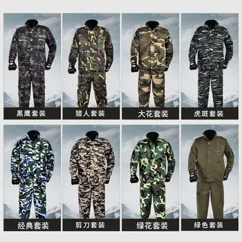 Toamna costum de camuflaj barbati haine de lucru soldați vânătoare militar unificat de îmbrăcăminte pentru recreere în aer liber haine