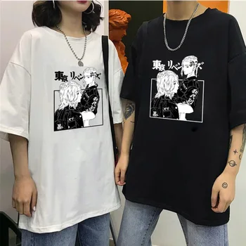 Tokyo Răzbunătorul T Shirt Anime Stil De Imprimare Tricou Unisex Liber Casual Tricou