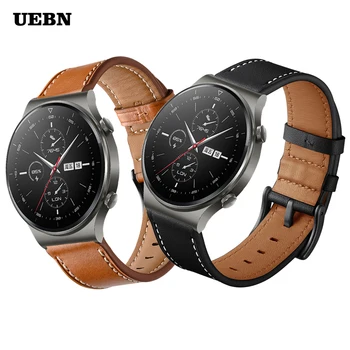 UEBN curea din piele pentru Ceas Huawei GT 2 Pro Banda pentru Ceas GT 2 42mm 46mm GT 2e & Onoare ES Bratara Watchband