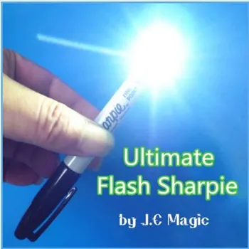 Ultimate Flash Sharpie De J. C Magic - Trucuri Magice,Magia De Scenă,De Iluzie,De Aproape,De Distracție,De Mătase De Dispariție,Pusti,Flash De Lumină