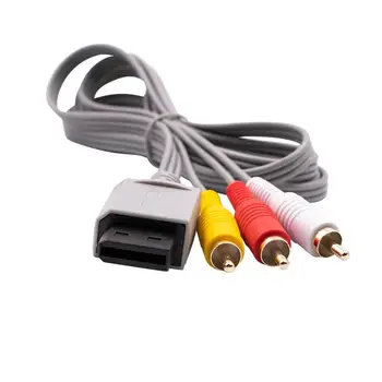Universal 1.8 m Cablu Component 1080P HDTV AV 3 RCA Cablu pentru Nintendo Wii Controller Consola Audio Video, Cablu AV Cablu