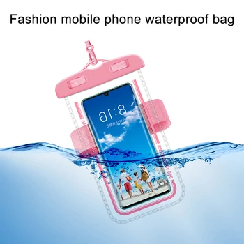 Universal Armband tip de telefon mobil rezistent la apa sac Pentru iPhone12 11 Pro Max 8 7 POCO x3 Xiaomi Redmi Samsung Înot caz de telefon