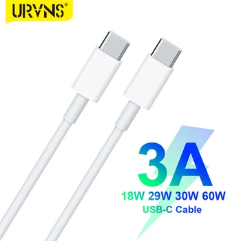 URVNS 60W-C USB de Încărcare Cablu USB2.0 3A Încărcare Rapidă pentru MacBook Pro/Air iPad Pro și 29W 30W 61W 87W Tip C Adaptor de Alimentare