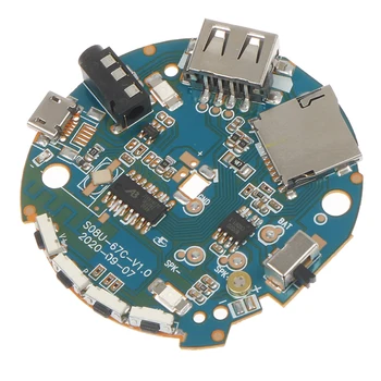 V5.0 Wireless compatibil Bluetooth Vorbitor de 3,7-5v Multifuncțional Receptor Amplificator Audio de Bord Mp3 Decoder