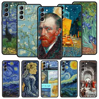 Van Gogh Arta Estetica Înger Caz de Telefon Pentru Samsung Galaxy S20 S22 FE S10 Plus S21 Ultra 5G S10E S9 S8 Nota 10 Lite 20 De Acoperire