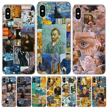 Van Gogh Pictura in Ulei Artă Telefon Caz Pentru Apple Iphone 14 Pro Max 12 13 Mini 11 SE 2020 X XS XR 8 7 6 6S Plus 5 5S Acoperă Shell Co