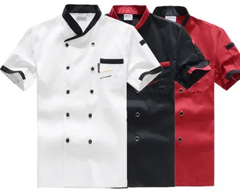 Vara maneca scurta bucătari uniformă respirabil net bucătar tricou 2017 nou plasă specială rece bucătar chelner uniformă ieftine haine de lucru