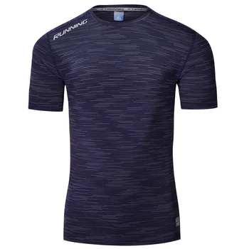 Vara ochiurilor de Plasă Respirabil tricouri Barbati Sport Stretch Nailon de Imprimare care Rulează Uscat Rapid de Formare de Fitness Tee Noua Moda Mâneci Scurte