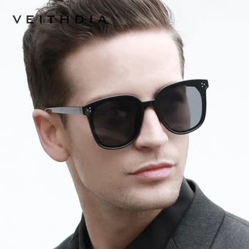 VEITHDIA Designer de Brand Unisex de Lux ochelari de Soare Polarizat UV400 Lentile Fotocromice de Epocă pentru Bărbați Ochelari de Soare Pentru Femei V8510