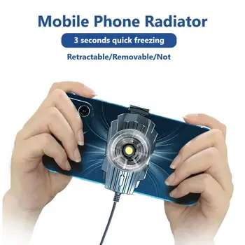 Ventilator de Răcire nou Telefoane mobile Radiator pentru iPhone, Huawei, Xiaomi, Samsung OPUS Telefon Mobil Cooler USB de Încărcare