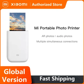 Versiune globală Xiaomi mijia AR Printer 300dpi Foto Portabil Mini Buzunar Cu DIY Cota de 500mAh imagine imprimantă de buzunar