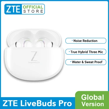 Versiune globală ZTE LiveBuds TWS Pro Wireless Căști 3MIC de Reducere a Zgomotului de 24 de ore Lungi de Viață a Bateriei Smart Touch 65ms IPX4 Pavilioane