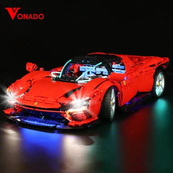 Vonado Lumină LED-uri Kit pentru 42143 Daytona SP3 Blocuri Set (NU se Includ în Model) Cărămizi Jucarii pentru Copii