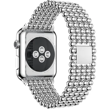 Watchband Pentru Apple Watch Band 38mm 40mm 42mm 44mm 41mm 45mm Metal Margele Bratara iWatch Seria 8 7 6 5 4 3 SE Bratara Curea