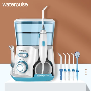 Waterpulse V300G Irigator Oral 5pcs Sfaturi Dentare Apă se spăla pe dinți Electrice Cleaner 10 Moduri de Igienă Orală folosește ață Dentară Apă Ata