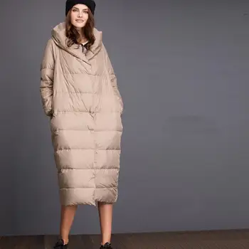 XS-5XL moda 2021 Iarnă brand de moda de foarte buna calitate cu gluga rață jos jacheta femei mult mai gros cald jos haina wj1392
