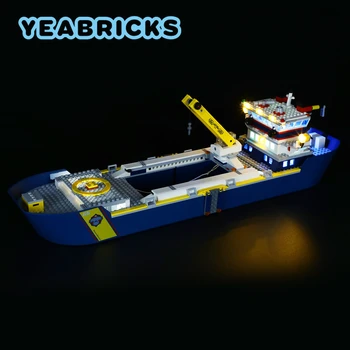 YEABRICKS Lumină LED-uri Kit pentru 60266 Ocean Nava de Explorare Blocuri Set (NU se Includ în Model) Cărămizi Jucarii pentru Copii