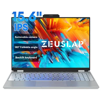 ZEUSLAP 15.6 inch Laptop FHD 1920*1080P IPS Quad Core Quad Fire Dual Band WIFI Atașabil Webcam Notebook