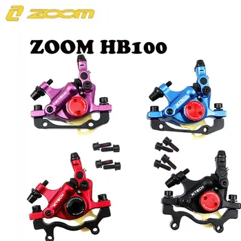 ZOOM HB-100 DE Biciclete MTB de Frână Frâne de Biciclete Etrier cu Rotoare Piese de Bicicletă cu Piston Hidraulic bidirecțional cu V-brake Lever