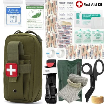 În aer liber Camping Tactice Trusa hemostatic Instrument EMT de Management Militar Bag Foarfeca Bandaj de Urgență Kit de Supravietuire