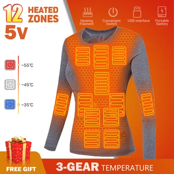 Încălzire Barbati Lenjerie De Corp Termică De Iarnă Caldă Haine Femei Încălzire Electrică Jacheta Din Bumbac Pantaloni Drumeții Jacheta De Toamna Pantaloni Set