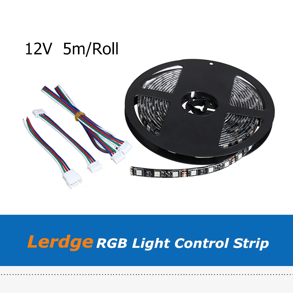 1 buc 12V 24V 60CM RGB Lumina de Control Banda cu LED-uri Impermeabil Modul Cu Cablu Pentru Lerdge Imprimantă 3D Bord 2