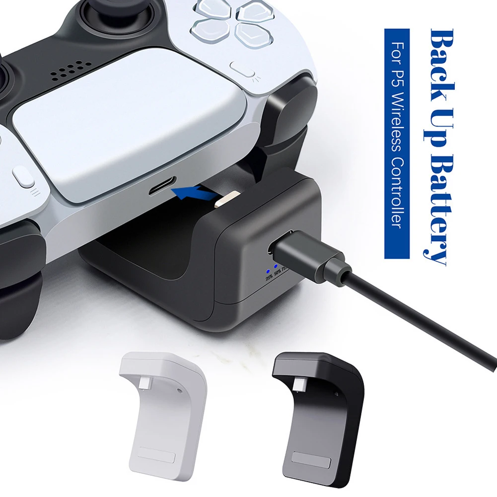 Pentru PS5 Controler Baterie Reîncărcabilă,1800mAh cu Indicator Cu LED,Juca Și Înapoi Charge Kit Pentru Playstation 5 Accesorii 4