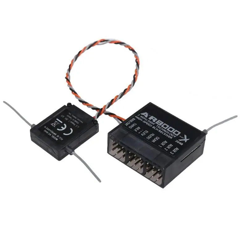AR8000 8CH DSM2 DSMX RC Receptor 2.4 Ghz DX8 Receptorilor W de la Distanță Extensia SPM Spektrum DX9 DX18 JR X8D Transmițător 4