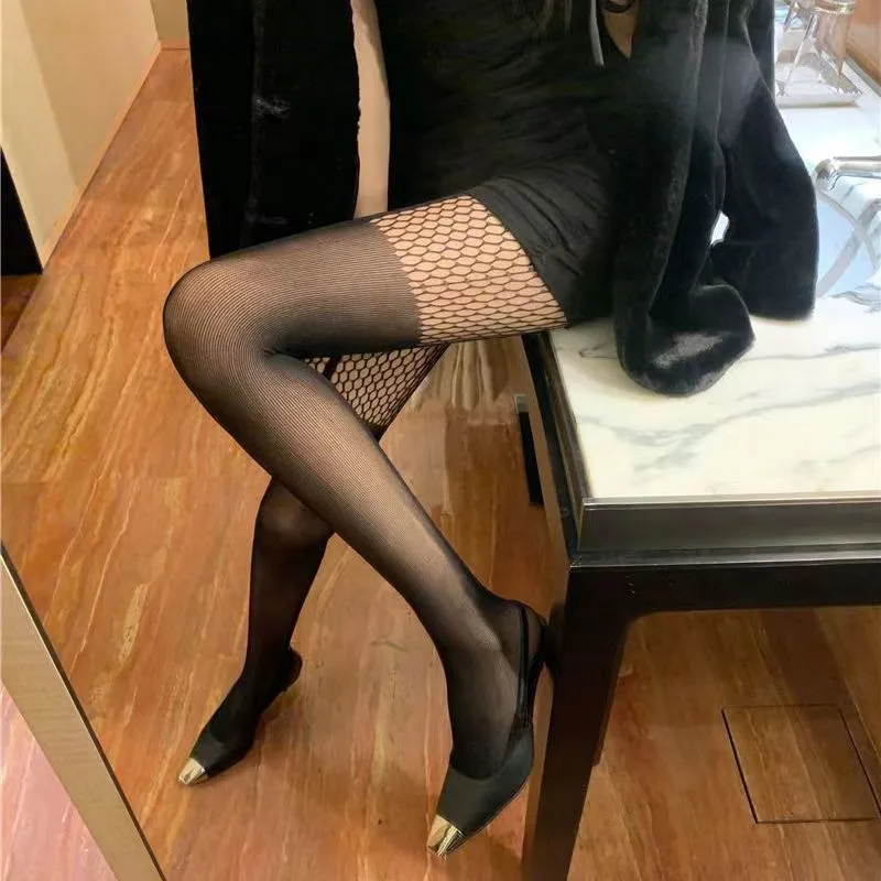 Femei Sexy Club Slăbire Picioare Perfecte Plasă de Colanti cu Talie Înaltă Corpul Gotice Ciorapi de Plasă de Nailon Chilot Doamnelor GF Cadouri 3