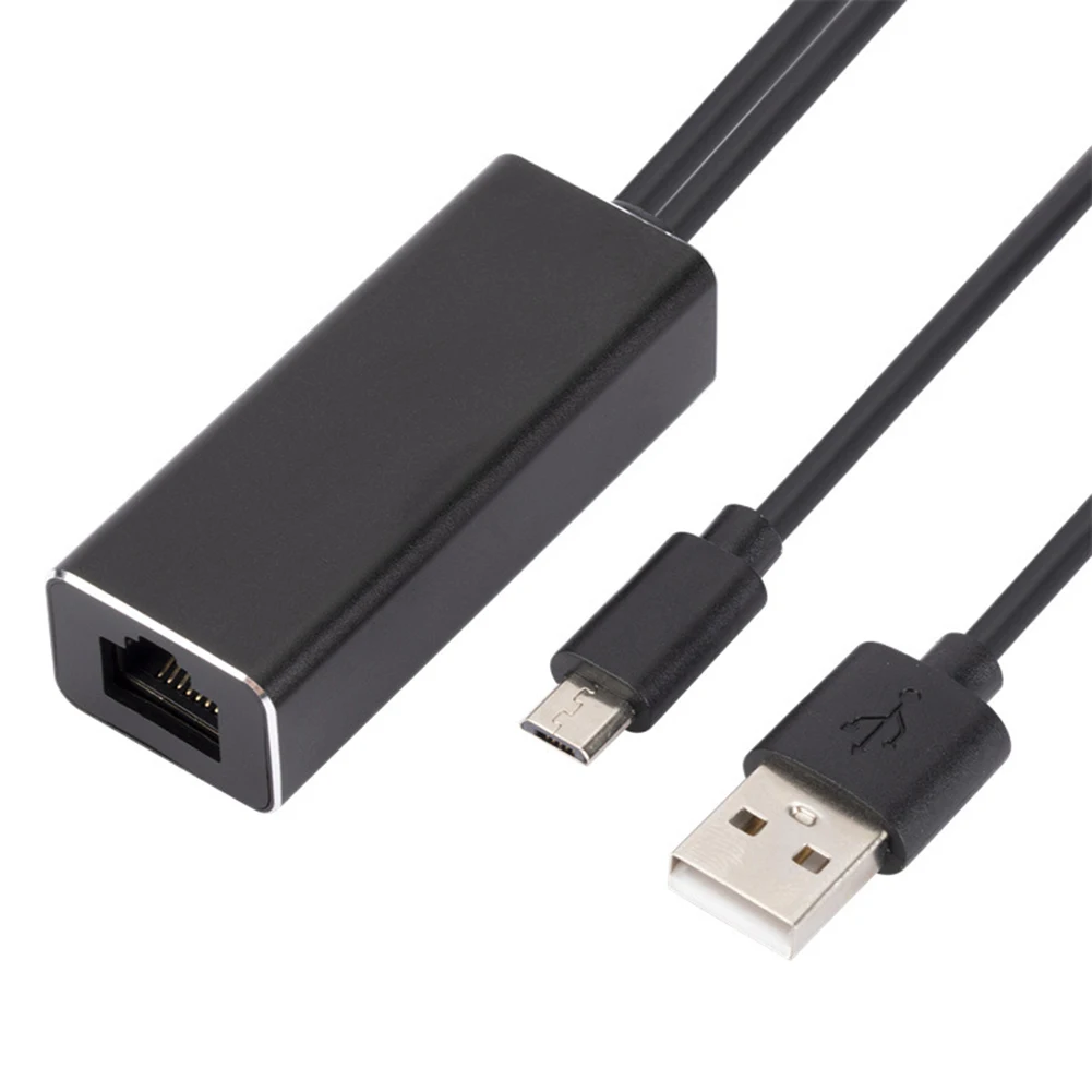 Micro USB de Alimentare pentru RJ45 100M Ethernet adaptor pentru Chromecast/TV Stick placa de Retea 480Mbps Viteza de Transmisie 4