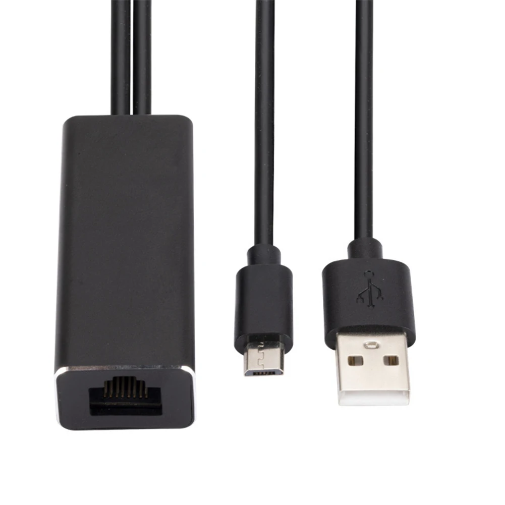 Micro USB de Alimentare pentru RJ45 100M Ethernet adaptor pentru Chromecast/TV Stick placa de Retea 480Mbps Viteza de Transmisie 5