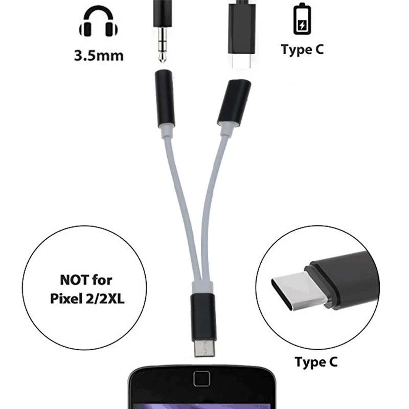 USB Type-C La 3,5 mm Jack AUX Căști Audio Splitter Converter Cablu Adaptor Pentru Leeco Le Max 2/Pro 3 S3 Pentru Xiaomi Mi 6 6x 5