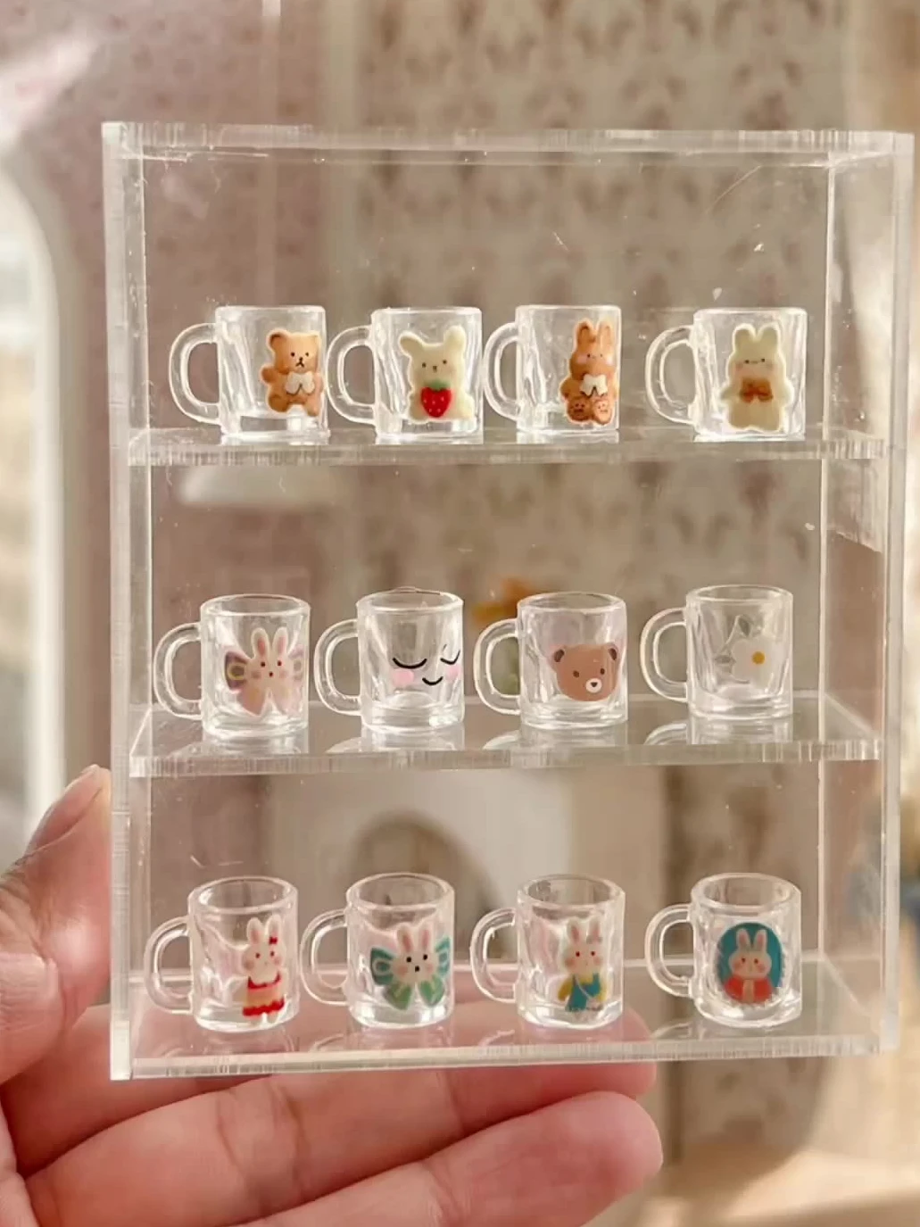 Miniatură Mini Bucătărie Cupa Mini Ceainic Tava De Păpuși Cabinet Miniatură Simulare Mini Cana De Apa Bjd Mobilier Casă De Păpuși 2