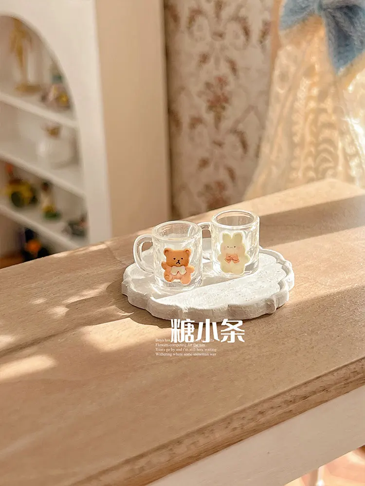 Miniatură Mini Bucătărie Cupa Mini Ceainic Tava De Păpuși Cabinet Miniatură Simulare Mini Cana De Apa Bjd Mobilier Casă De Păpuși 3