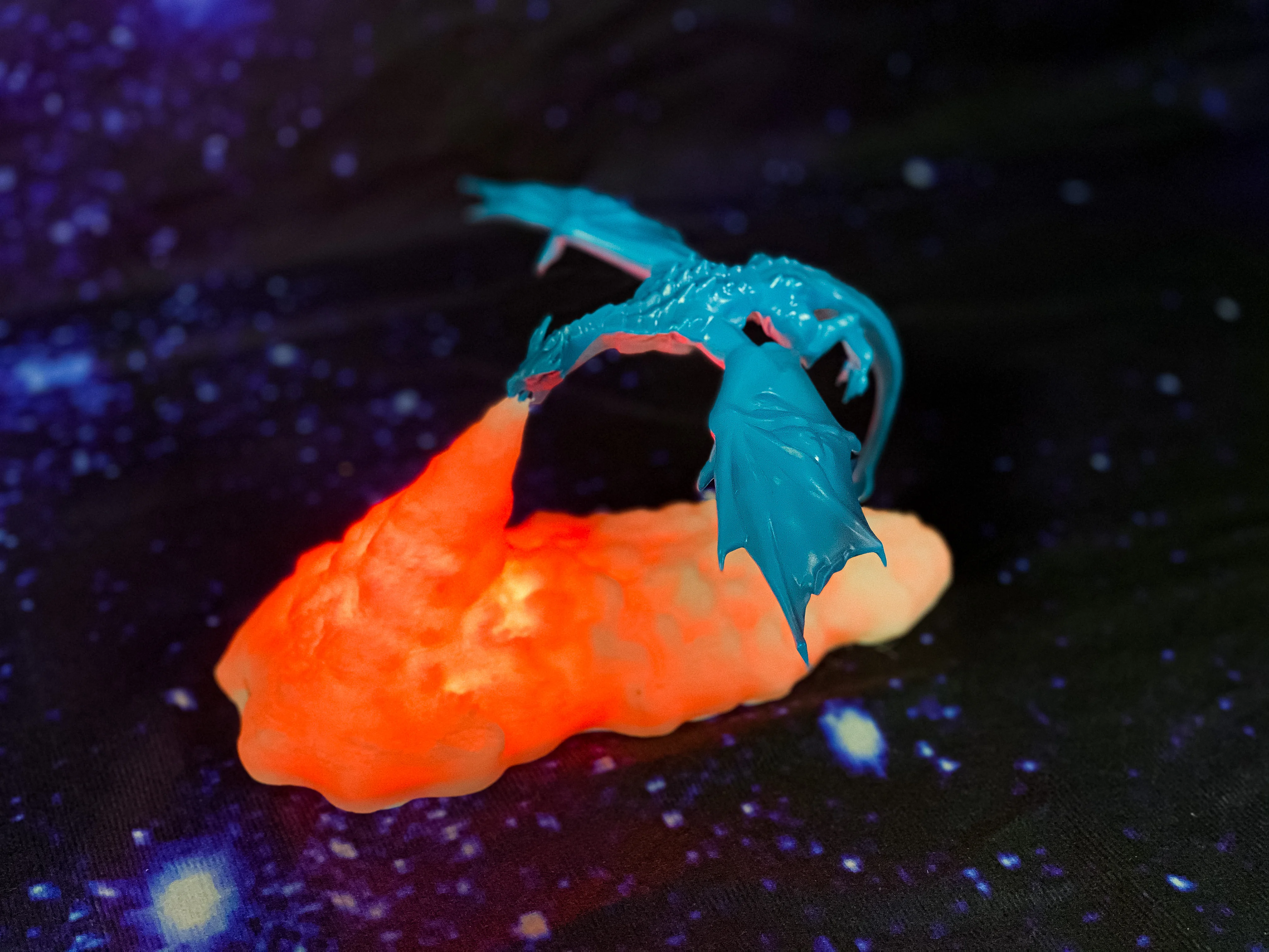 Imprimate 3D Dragon Lumina de Noapte LED-uri Lămpi de Noapte pentru Acasă cele mai Bune Cadouri pentru Copii de uz Casnic Produse de Foc Dragon Dragon de Gheață Decorative 4