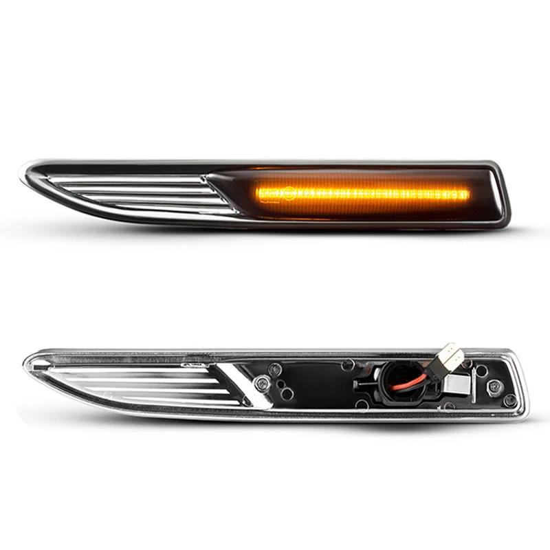 2 buc Dinamic Amber LED de poziție Laterale de Semnalizare Lumini Semnalizare Pentru Ford Mondeo 4 Mk4 BA7 Saloon, Estate Turnier 2007-2015 Canbus 4