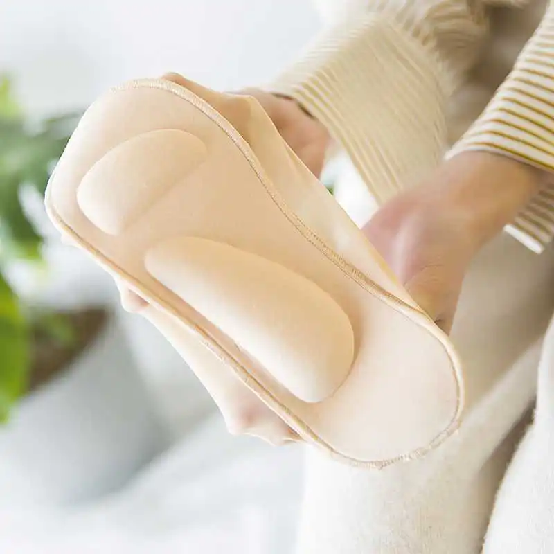 Femeile Tălpi interioare 3D Întinde Respirabil Deodorant de Funcționare Perna Branțuri Pentru Invizibil Ciorap branț Pantofi Talpa Ortopedica Pad 1