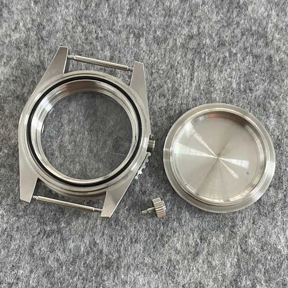 40mm Caz Ceas de Acril Oglindă 316 din Oțel Inoxidabil Caz cu ecran Plat, Bezel din Aluminiu Potrivit pentru NH35 Circulație 5
