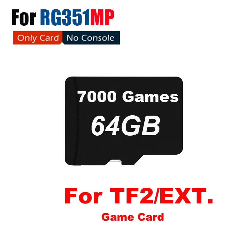 256G 40000 Jocuri Card TF ANBERNIC RG351MP SD card Retro Joc Consola Memery card pentru RG351MP 40000 jocuri PS1 N64 Jocuri PSP 3