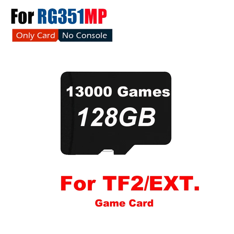 256G 40000 Jocuri Card TF ANBERNIC RG351MP SD card Retro Joc Consola Memery card pentru RG351MP 40000 jocuri PS1 N64 Jocuri PSP 5