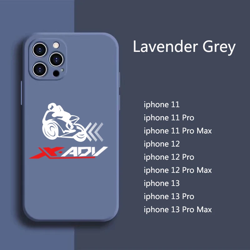 Oficial Original Silicon Telefon Caz Pentru iPhone 11 13 12 Pro Max Pentru HONDA XADV X-ADV 750 2017 2018 2019 Accesorii pentru Motociclete 5