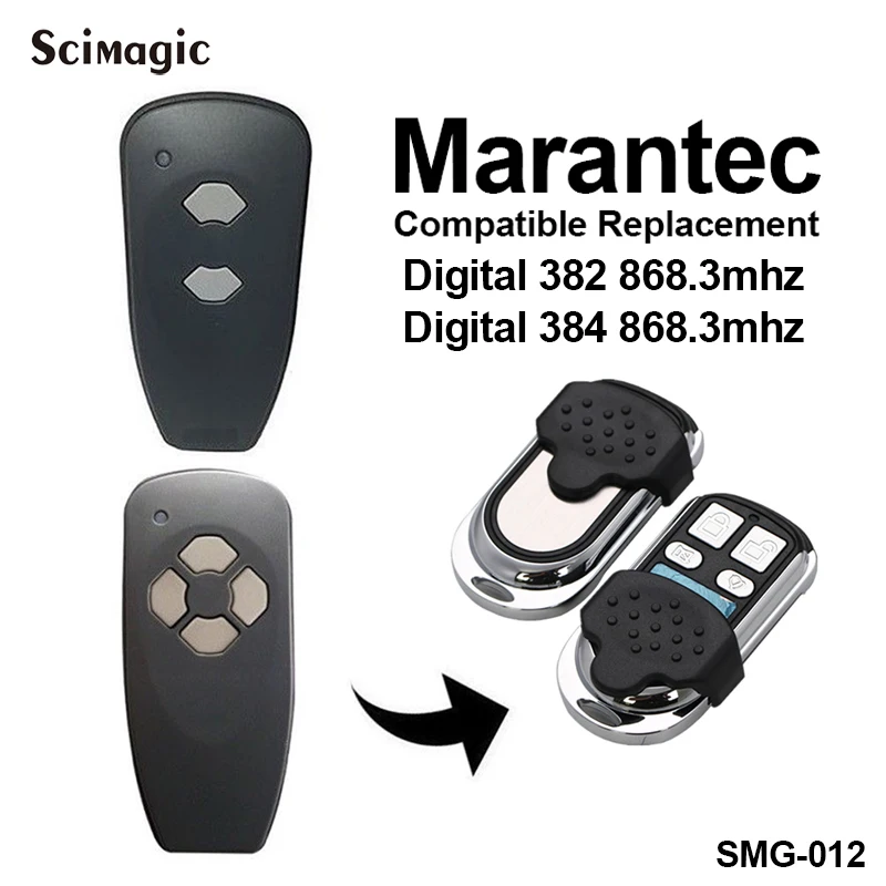SMG-012 Marantec Control de la Distanță Ușa de Garaj Cheie 868MHz Copia D382/D384/D302/D304/D313/D321/D323 Comanda 131 2
