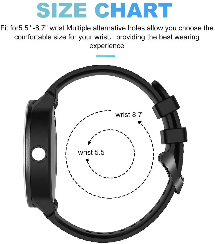 Curea din silicon pentru Galaxy watch 5 Pro 45mm/4/4classic/46mm/42mm 20mm curea de Ceas Bratara Smartwatch Galaxy Watch 5 44mm 40mm 3