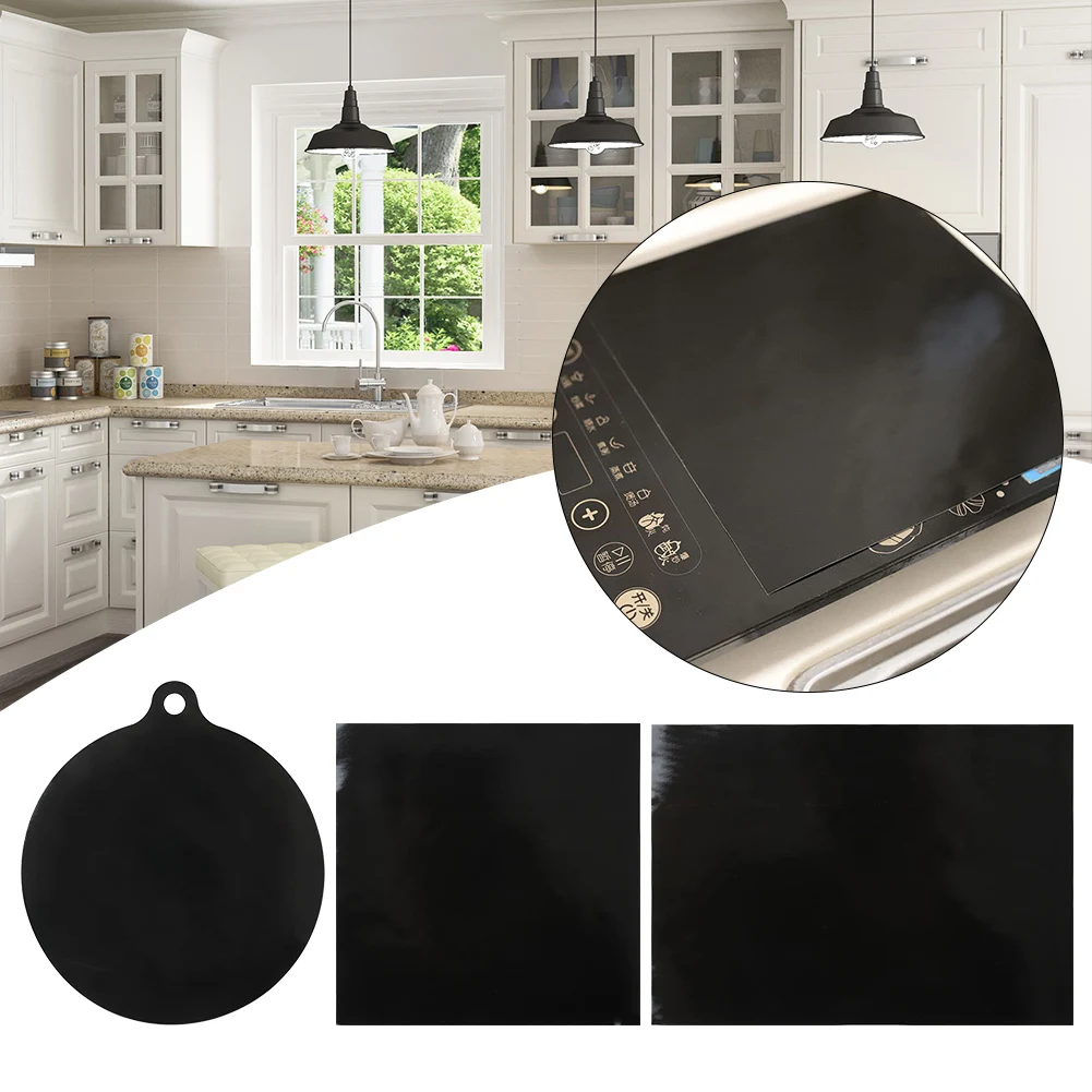 Bucătărie Acasă Silicon Plita Cu Inducție Masă Pad Negru Sufragerie Mare Pirostrie Contor De Protecție Izolație Termică Oală Fierbinte Mat 0
